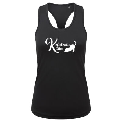 KITTY CHIC Women’s Recycled Performance Slim Racerback Vest KITTY CHIC Women’s Recycled Performance Slim Racerback Vest Thumbnail