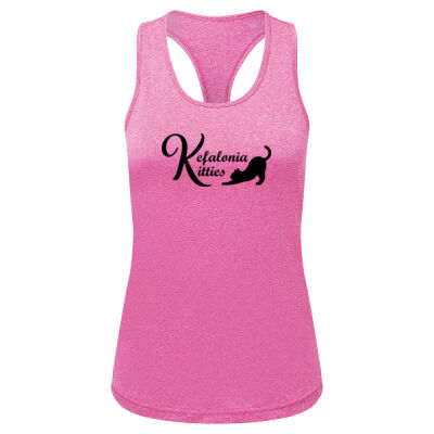 KITTY CHIC Women’s Recycled Performance Slim Racerback Vest KITTY CHIC Women’s Recycled Performance Slim Racerback Vest Thumbnail